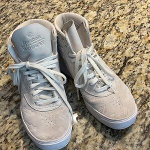 Reebok Moussy Classic White Suede and Leather High-Tops